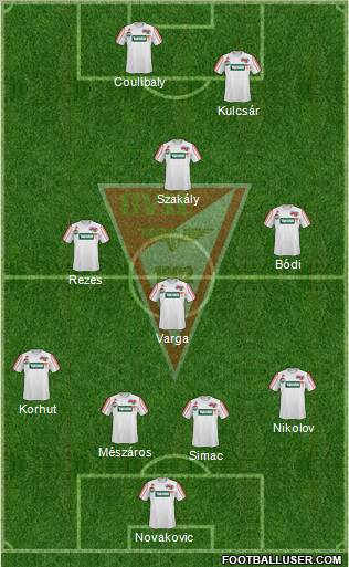 Debreceni VSC Formation 2011