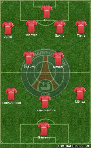 Paris Saint-Germain Formation 2011