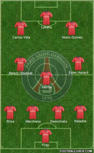 Paris Saint-Germain Formation 2011