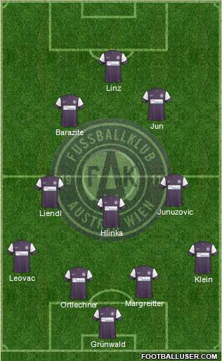 FK Austria Wien Formation 2011