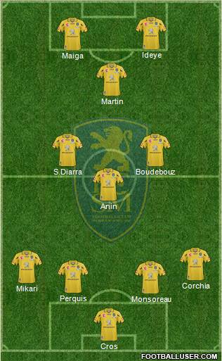 FC Sochaux-Montbéliard Formation 2011