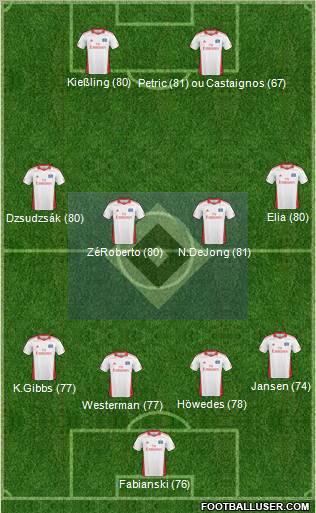 Hamburger SV Formation 2011