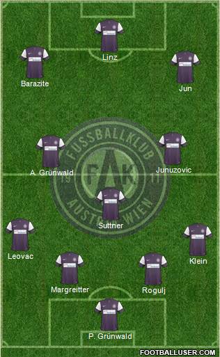 FK Austria Wien Formation 2011