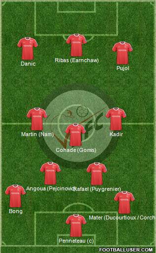 Valenciennes Football Club Formation 2011