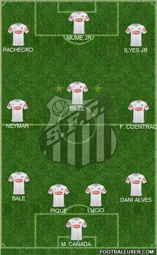 Santos FC Formation 2011