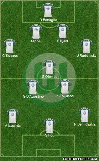 VfL Wolfsburg Formation 2011