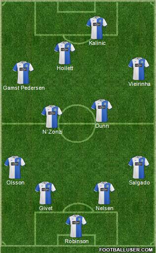 Blackburn Rovers Formation 2011