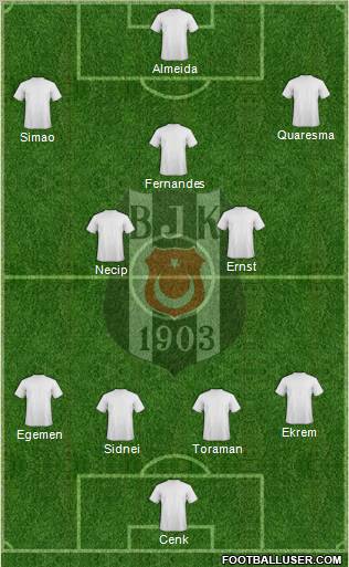 Besiktas JK Formation 2011