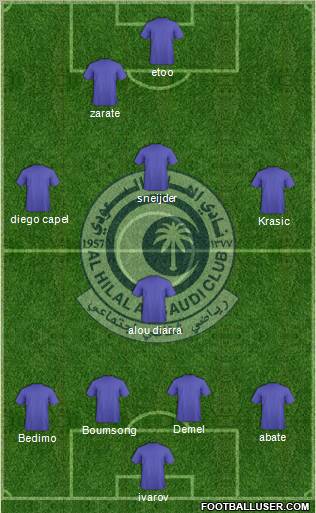 Al-Hilal (KSA) Formation 2011