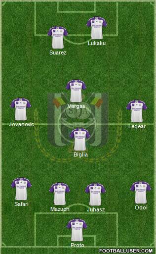 RSC Anderlecht Formation 2011