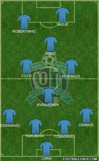 Dinamo Tbilisi Formation 2011