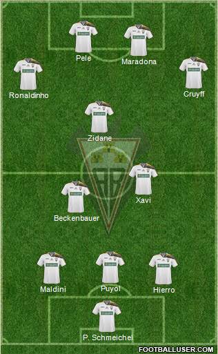 Albacete B., S.A.D. Formation 2011