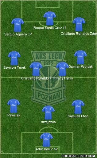 Lech Poznan Formation 2011