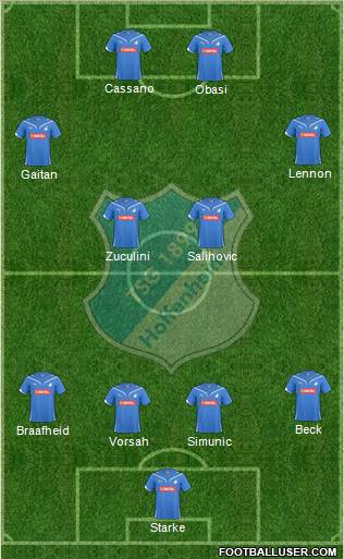 TSG 1899 Hoffenheim Formation 2011