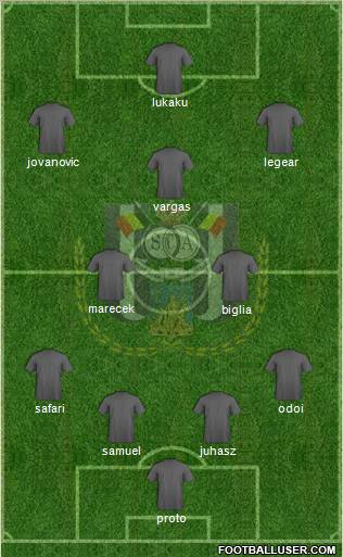 RSC Anderlecht Formation 2011