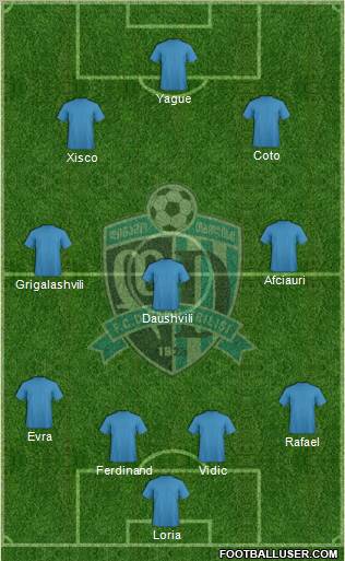 Dinamo Tbilisi Formation 2011