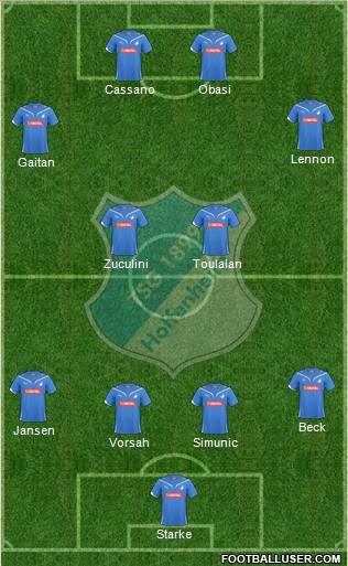 TSG 1899 Hoffenheim Formation 2011