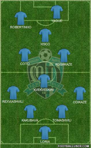 Dinamo Tbilisi Formation 2011