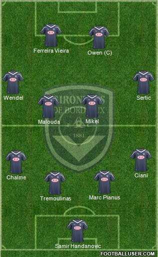 FC Girondins de Bordeaux Formation 2011