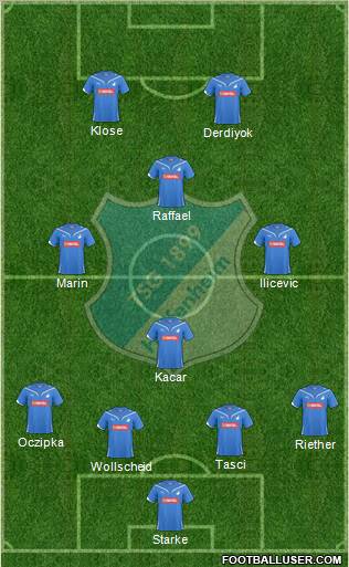 TSG 1899 Hoffenheim Formation 2011