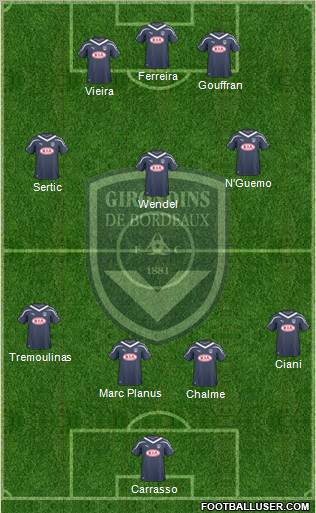 FC Girondins de Bordeaux Formation 2011