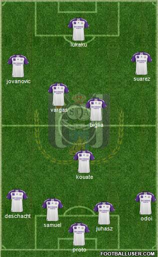 RSC Anderlecht Formation 2011