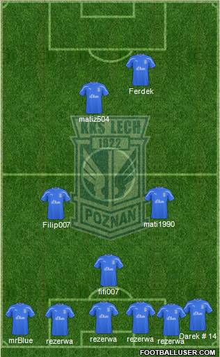 Lech Poznan Formation 2011