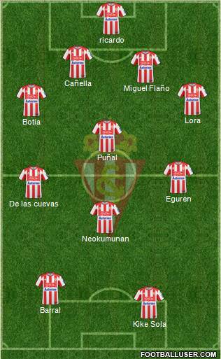 Real Sporting S.A.D. Formation 2011