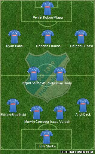 TSG 1899 Hoffenheim Formation 2011