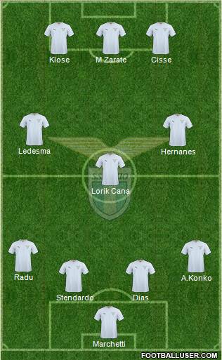 S.S. Lazio Formation 2011