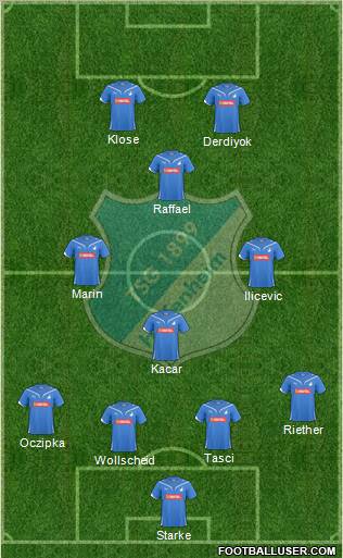 TSG 1899 Hoffenheim Formation 2011