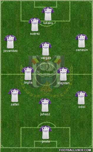 RSC Anderlecht Formation 2011