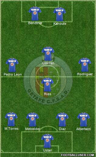 Getafe C.F., S.A.D. Formation 2011