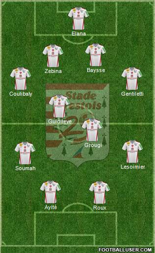 Stade Brestois 29 Formation 2011