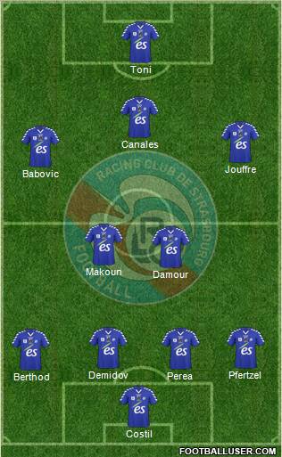 Racing Club de Strasbourg-Football Formation 2011