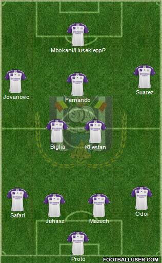 RSC Anderlecht Formation 2011