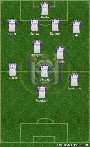 RSC Anderlecht Formation 2011