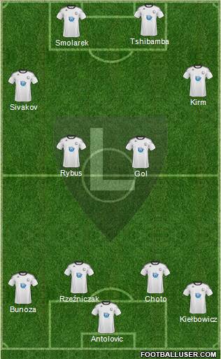 Legia Warszawa Formation 2011