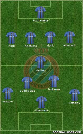 Club Brugge KV Formation 2011