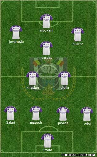 RSC Anderlecht Formation 2011