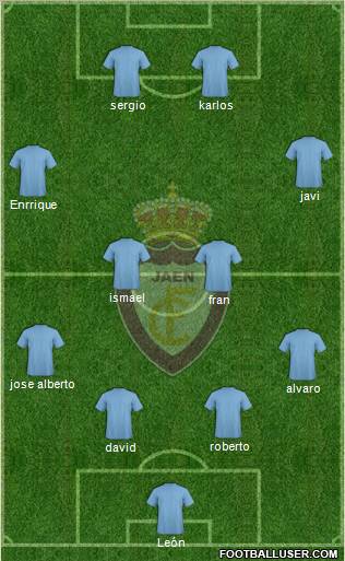 Real Jaén C.F. Formation 2011