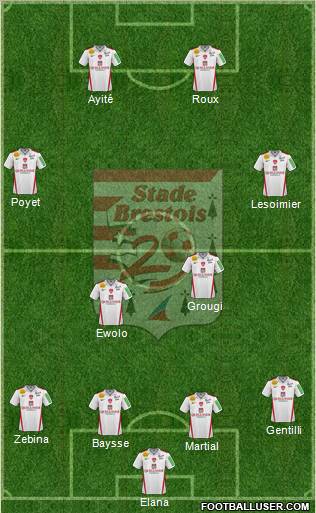 Stade Brestois 29 Formation 2011