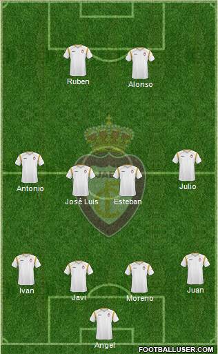 Real Jaén C.F. Formation 2011