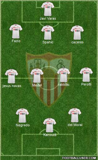 Sevilla F.C., S.A.D. Formation 2011