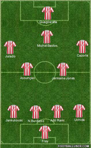 Atlético Madrid B Formation 2011