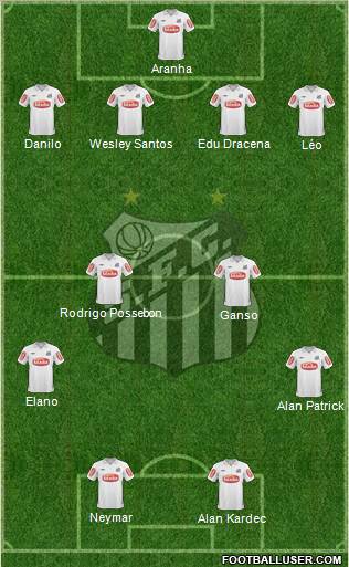 Santos FC Formation 2011