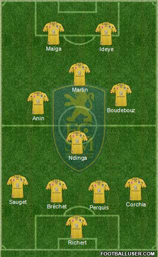 FC Sochaux-Montbéliard Formation 2011