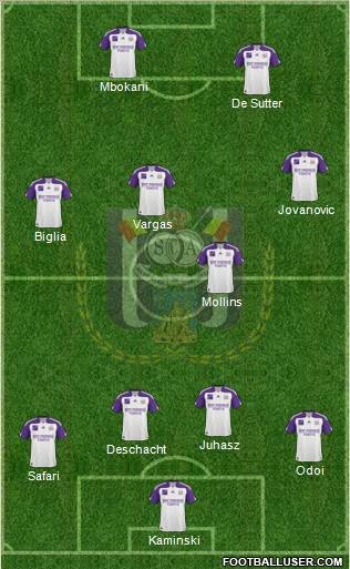 RSC Anderlecht Formation 2011