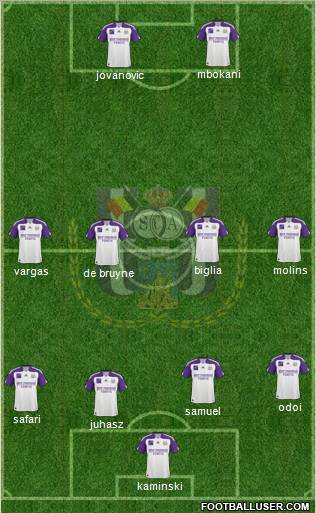 RSC Anderlecht Formation 2011