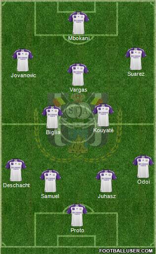 RSC Anderlecht Formation 2011